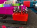 Gridfinity easy accessible holder for 4mm hex bits-1