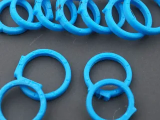 Ring size measuring set