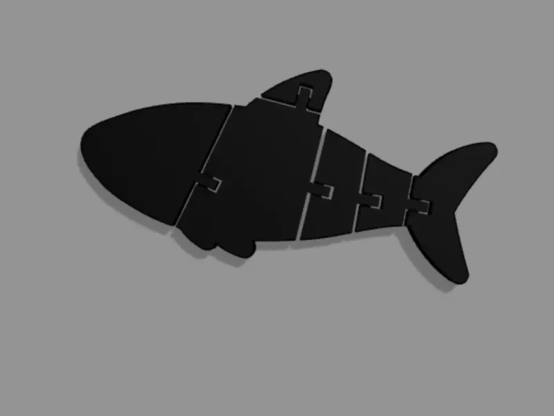 Flexible Shark 3D