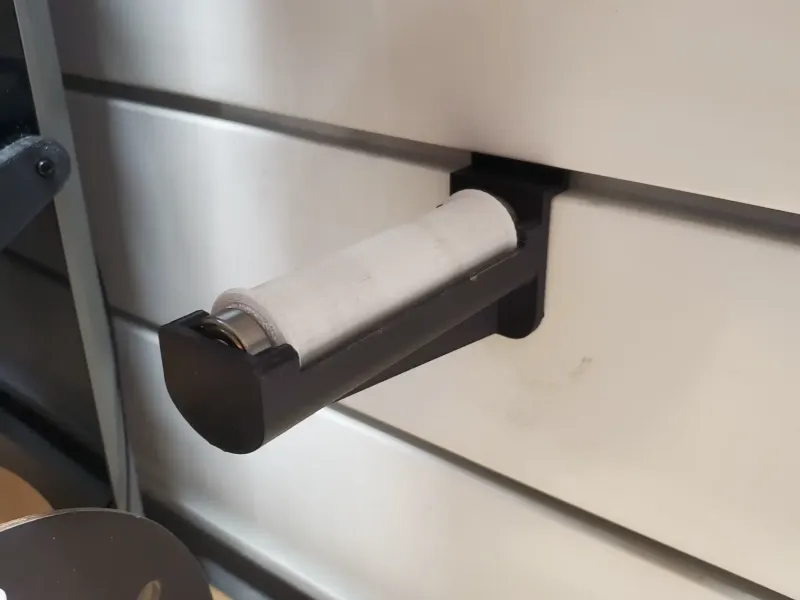 Slat Wall Spool Roller Holder with 608zz Bearings