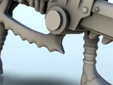 Alien punk with armor and chainsaw sword (9) (+ pre-supporte-8