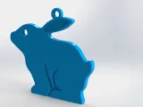 Rabbit Keychain-1
