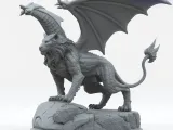 Scorpicore Mythical Monster and Tabletop Decor-0