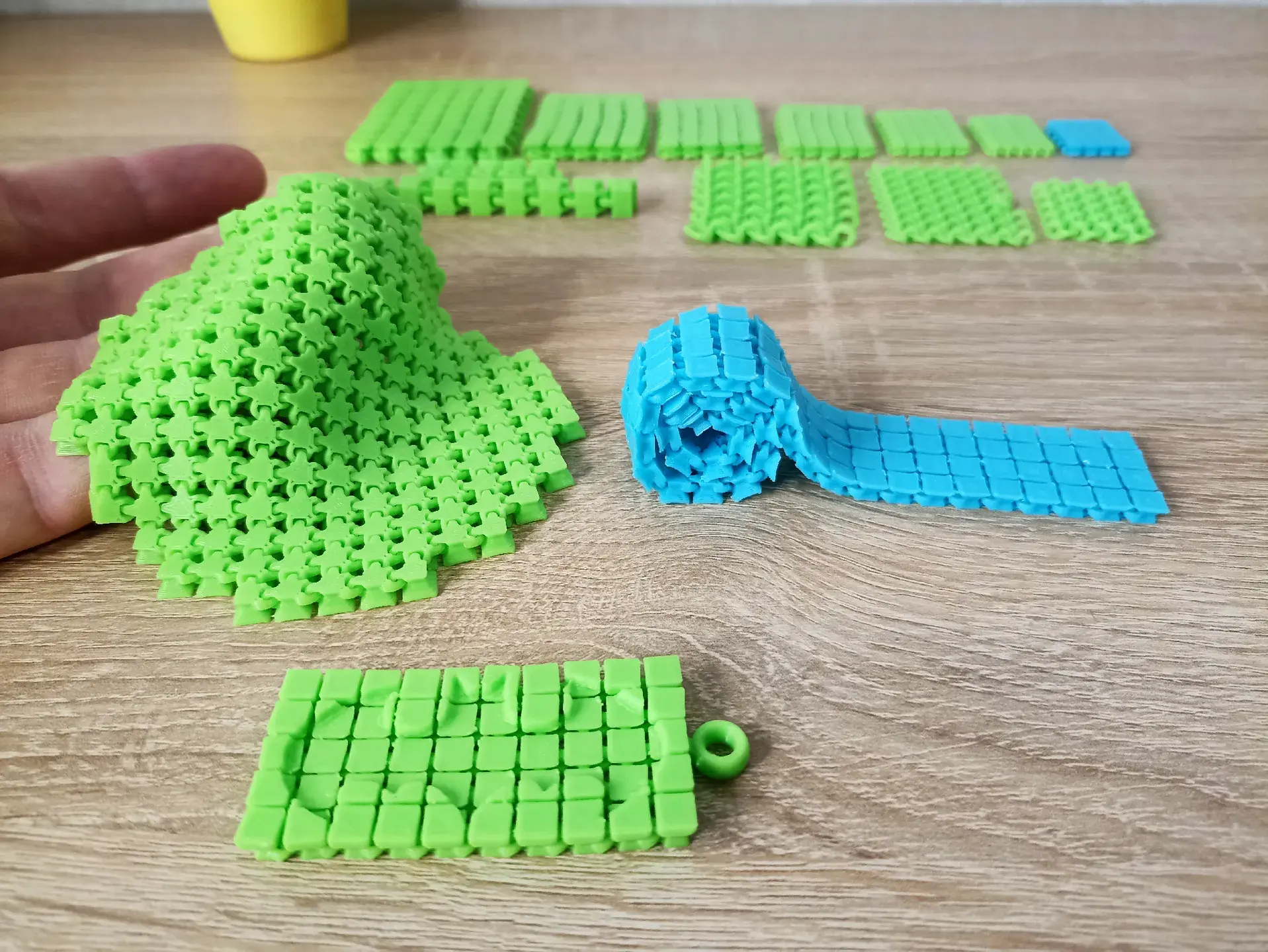Articulated Plate - No Support - Print-In-Place