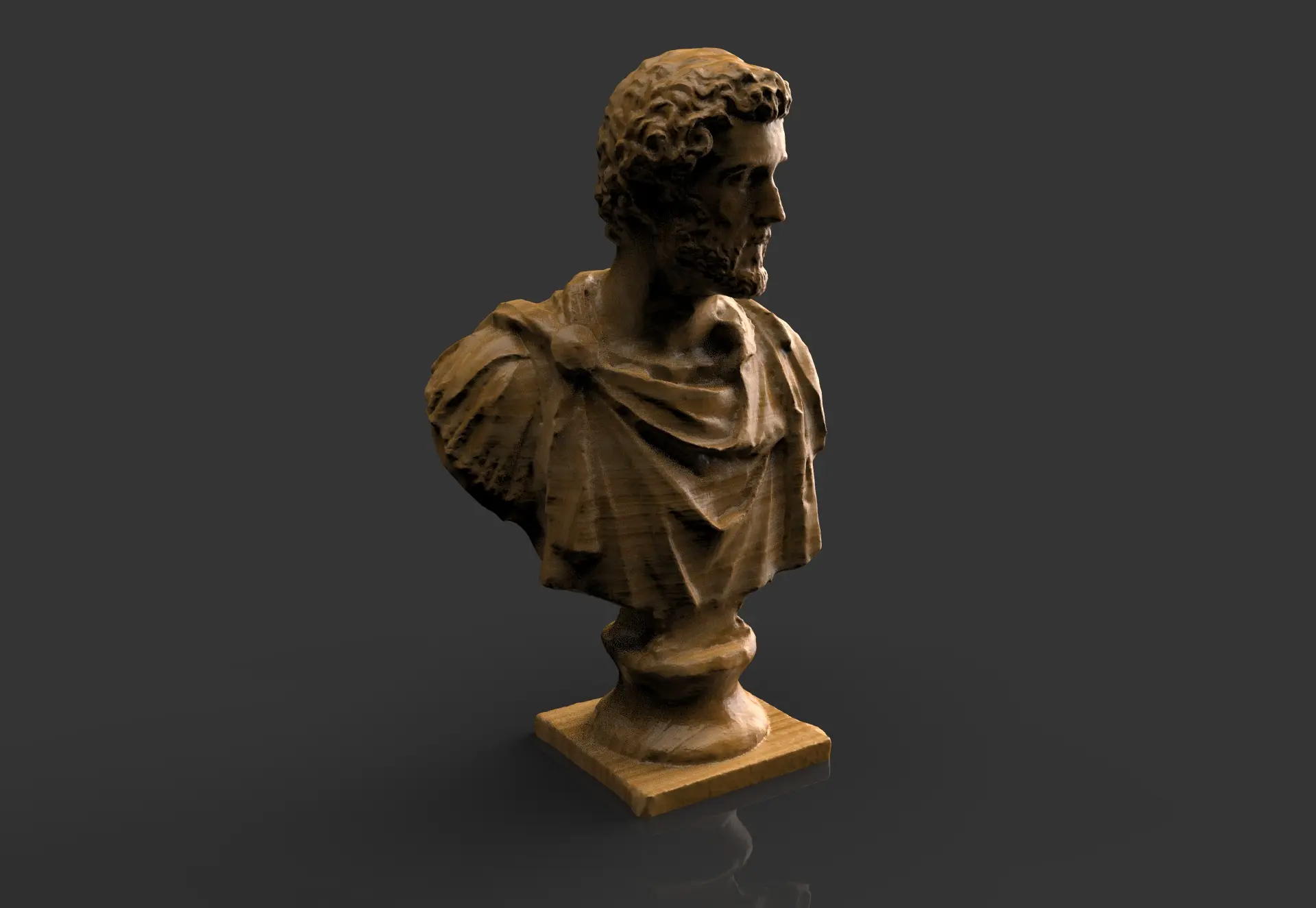 Gaio Giulio Cesare e Antonino Pio imperatore romano