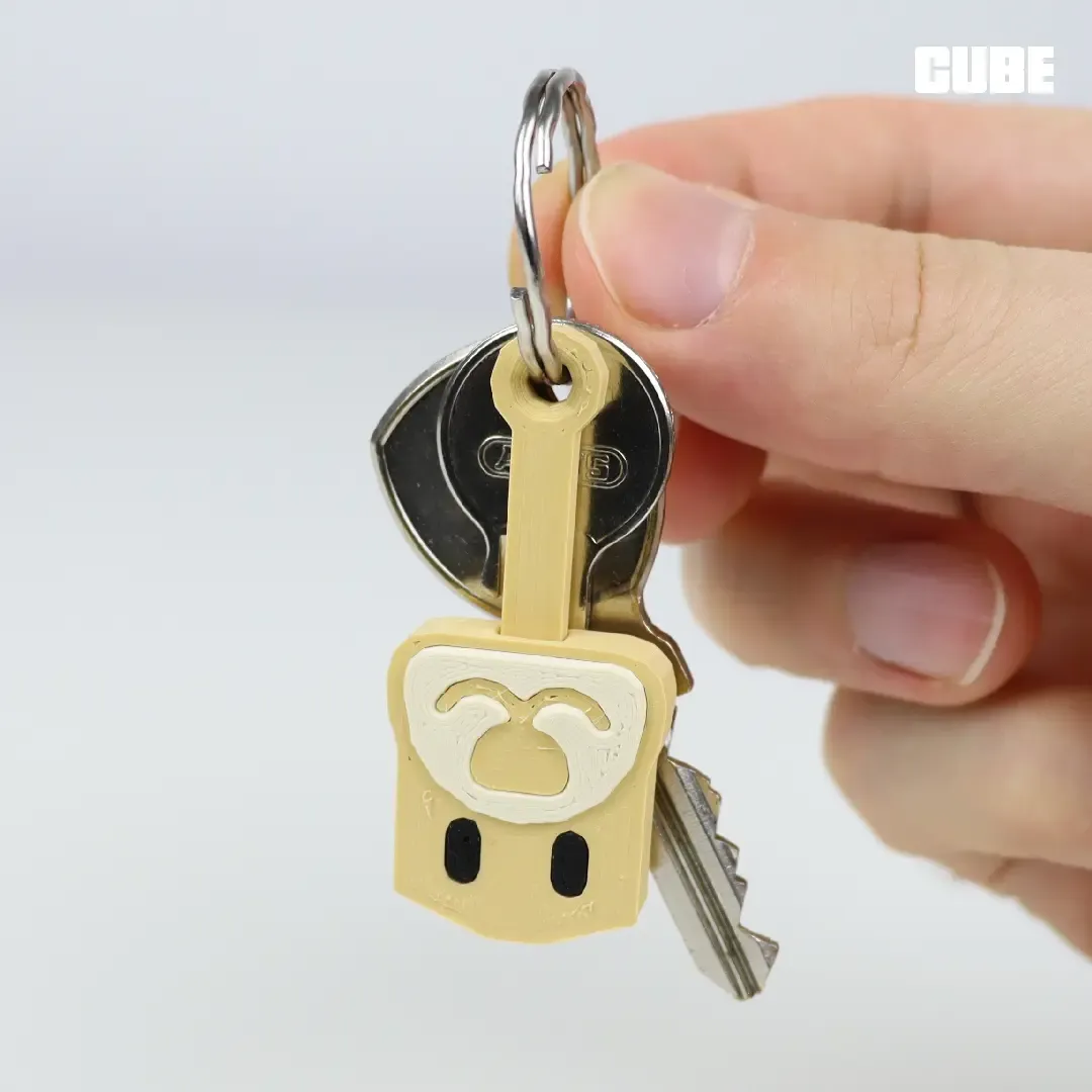 PRINT-IN-PLACE DOGGY KEYCHAIN