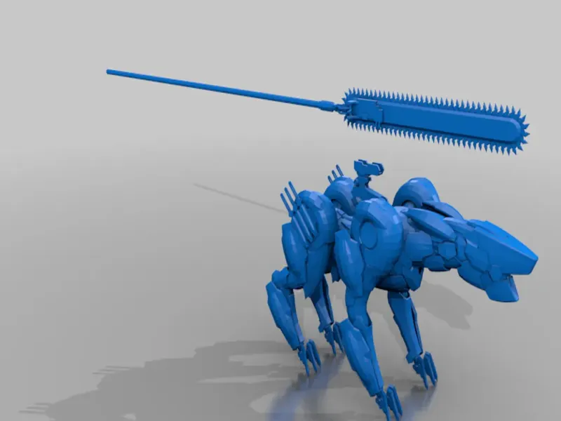 cyber mastiff with chainsword - underhiver - dp