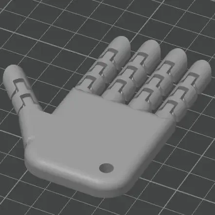 Mano robot articulada llavero (print in place)