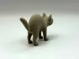 Simple Arching Cat Figurine-1