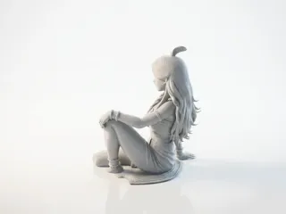 Kitara Figurine Anime Character 3D Printable