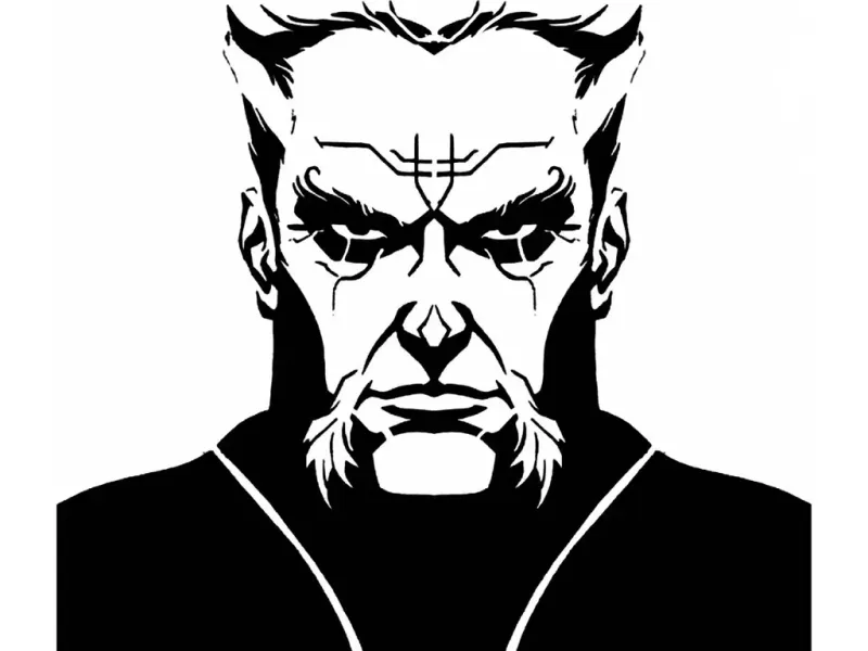 Ra's al Ghul stencil