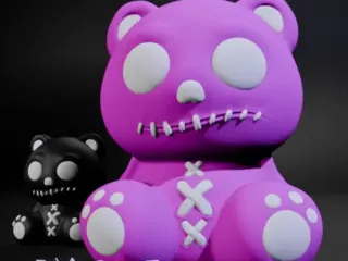 Morbid Bear Desktop and Keychain