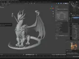 D&D Brass Dragon Miniature-3
