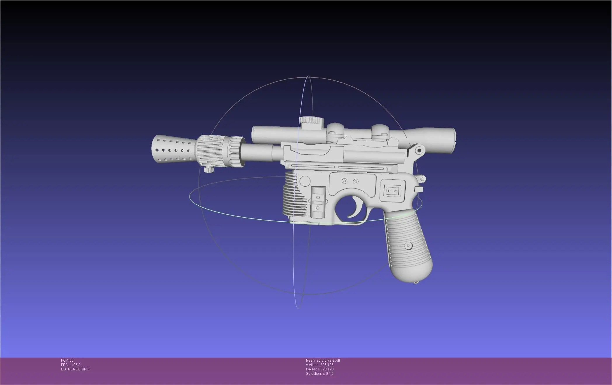 Star Wars Han Solo Blaster Basic Model