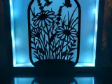 Wildflower Mason Jar - Modular Light Box Insert-3