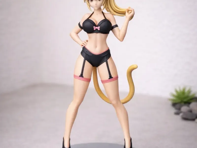 Cute Cat Anime Figurine
