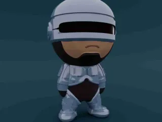CUTE LITTLE ROBOCOP