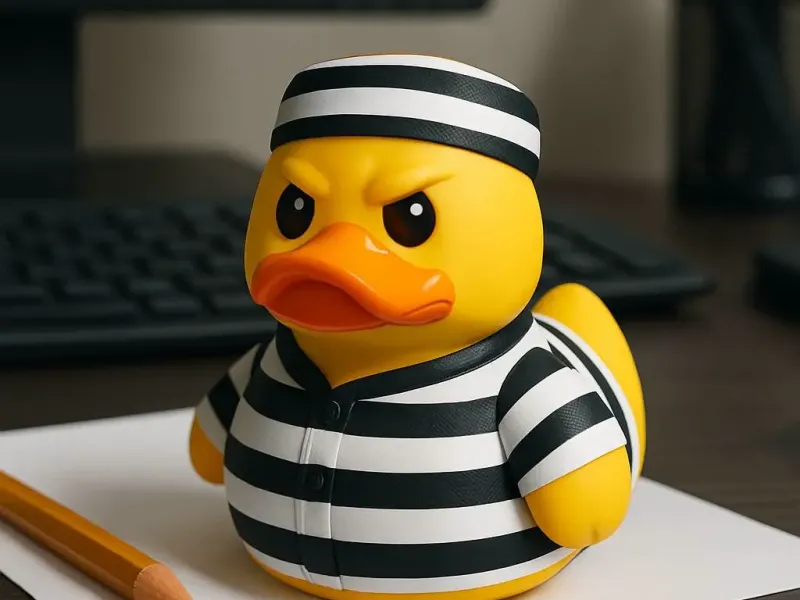 Rubber Duck - Prisoner model - 3D print