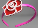 Tiara com flor / tiara-0