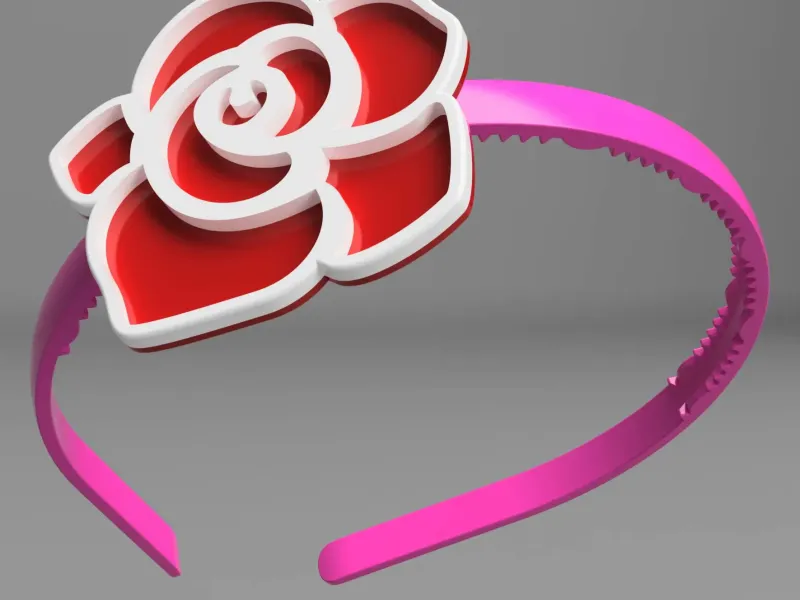 Hoofdband met bloem / hoofdband