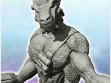 Four-armed alien warrior with laser gun (7) - science fiction-8