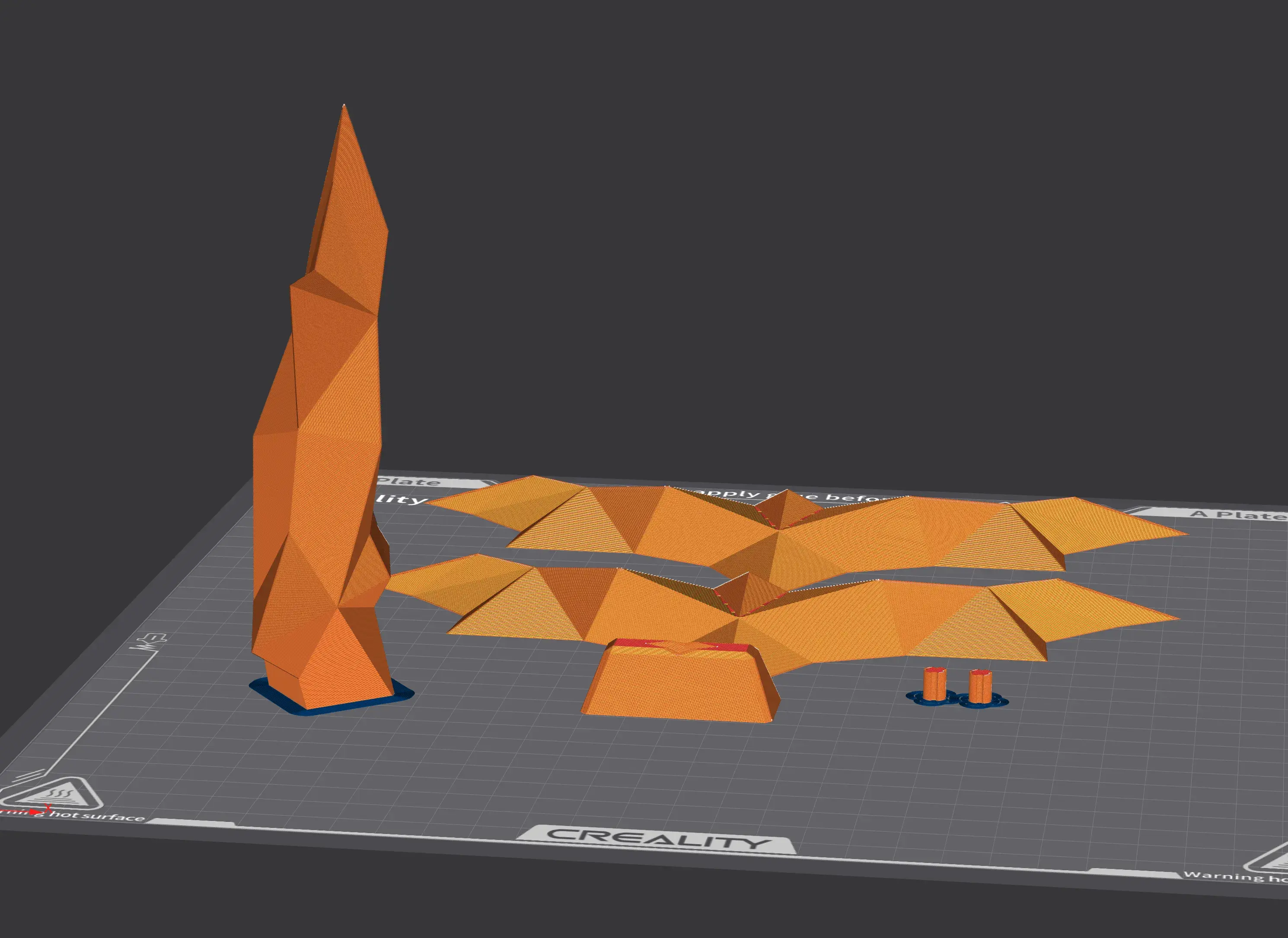 Low Poly Batman Batarang: The Call of the Night - Easy print