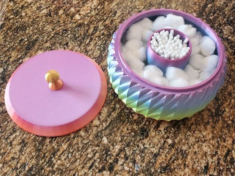 Q-Tip & Cotton Ball Holder
