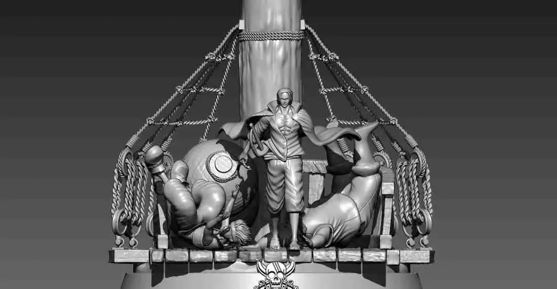 Diaroma Shanks - O singură bucată - 3d Print