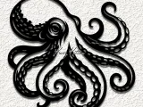 OCEAN LIFE OCTOPUS wall art home decor-0
