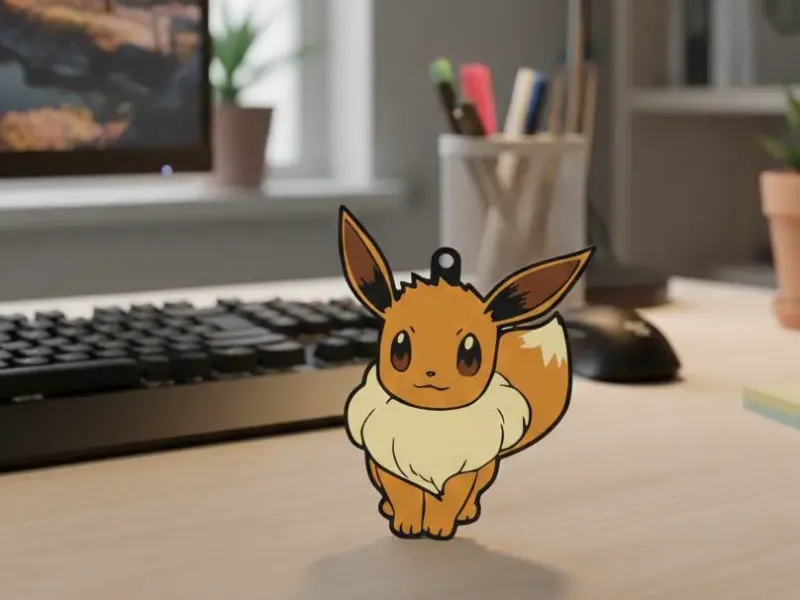 Eevee Chibi Keychain