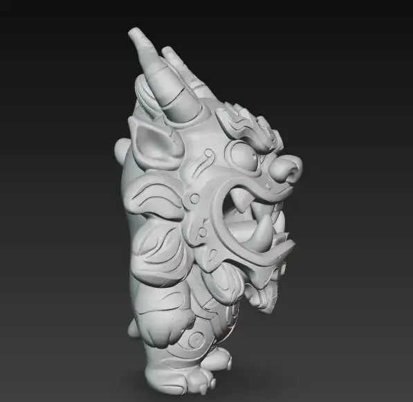 Chinese dragon statue