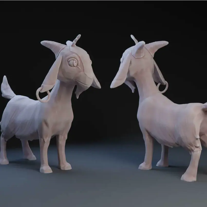 🐐 Djali the Goat – 3D Printable Disney Figurine