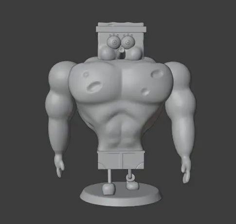 SPONGEBOB MUSCOLOSO - BOB ESPONJA MUSCULOSO