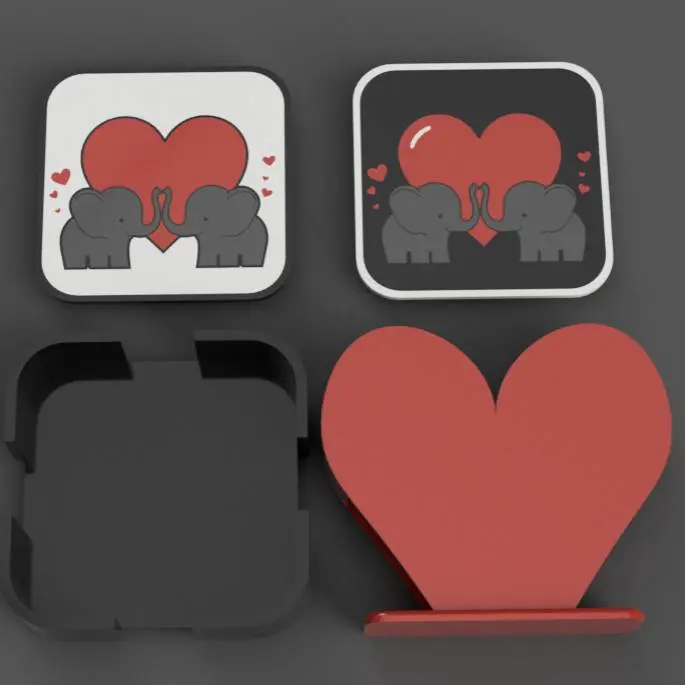 Love Elephants Coasters/Holders