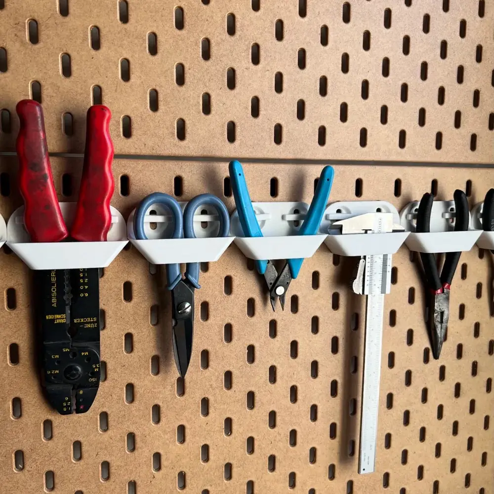 Ikea skadis tool holder
