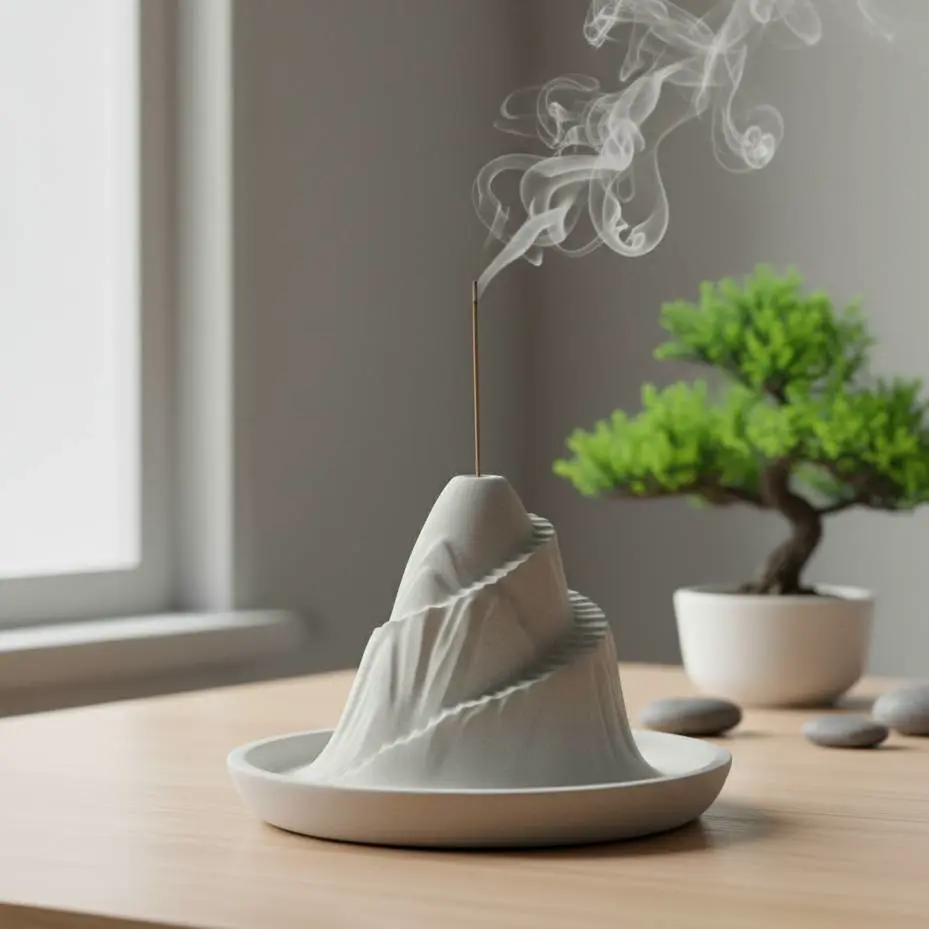 Ascend to Serenity My New 3D Printed Mountain Incense Holder