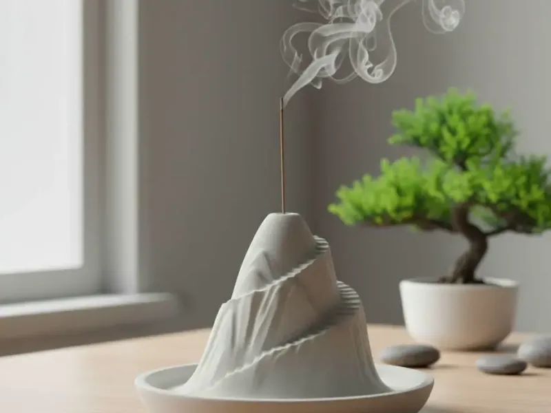 Ascend to Serenity My New 3D Printed Mountain Incense Holder