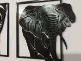Elefant. Wall panel-1