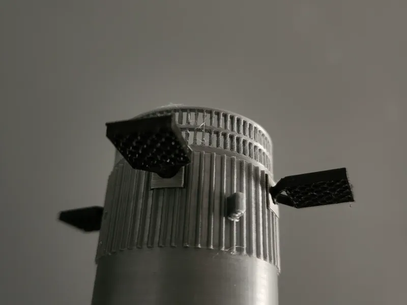 Spacex Super Heavy Booster model