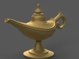 Magic Lamp 3D STL File for Unique Desk Decor-4
