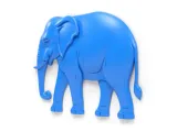 Wall Elephant - Relief-5