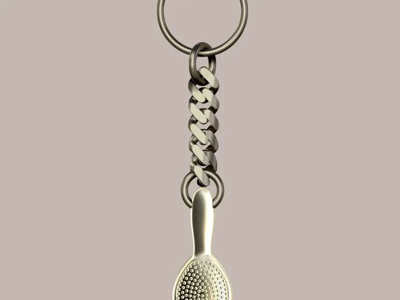 Hair Brush Keychain RoZ