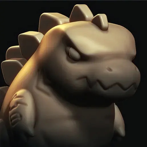 Godzilla Chubby 3D