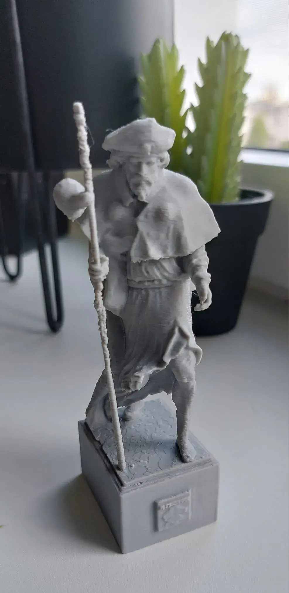 Camino Frances pilgrim statue at Carrión de los Condes