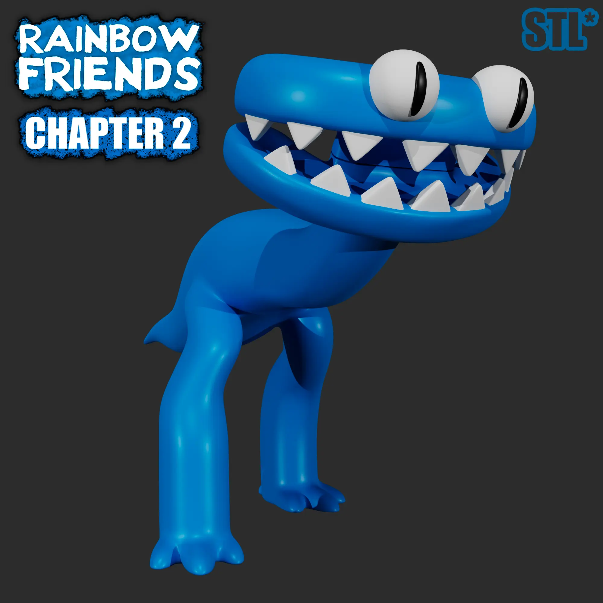 CYAN FROM RAINBOW FRIENDS CHAPTER 2 ROBLOX GAME V.2