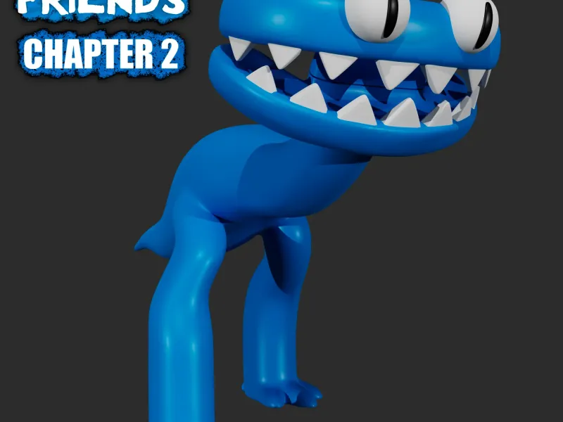CYAN FROM RAINBOW FRIENDS CHAPTER 2 ROBLOX GAME V.2