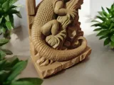 Lizard Guardian in Stone Frame-1