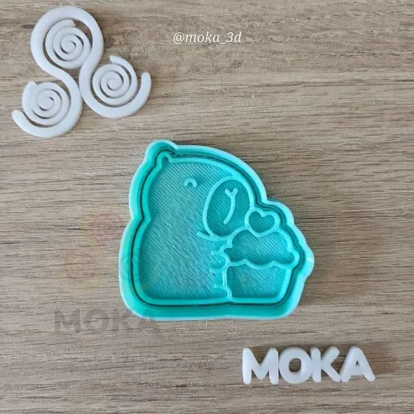 Capibara cup cake cortador de galleta