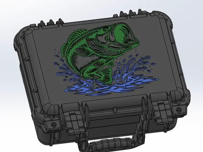 Compact Container Large Mouth Bass Lid Design