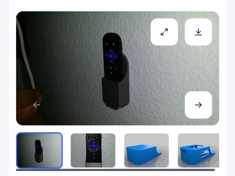 Roku Remote Wall Holder